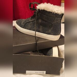 Corkys Olive Faux Fur Lined Boots